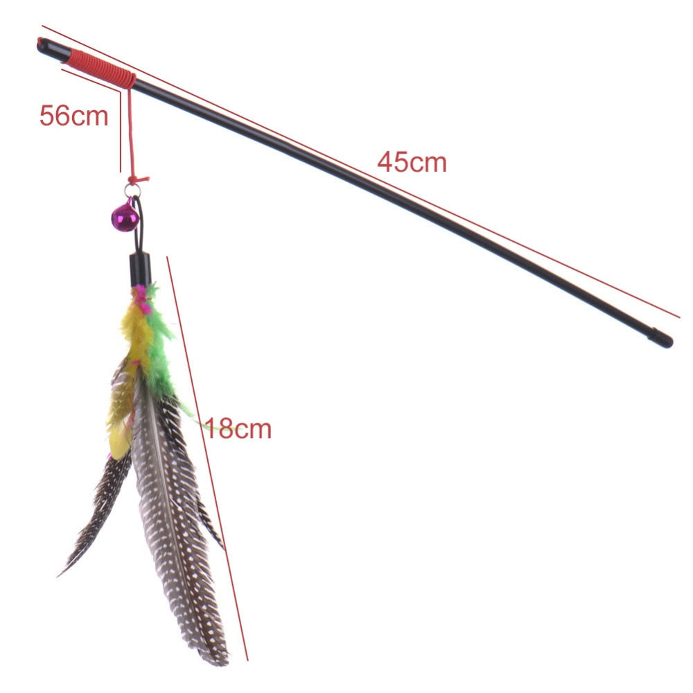 High Quality Bird Feather Cat Teaser